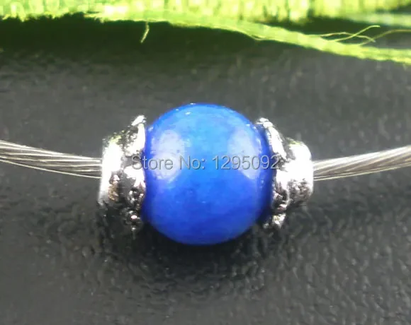 2500Pcs Wholesale Flower Shape Charms Beads Caps Antique Silver Tone Spacers Perles Perlas 3mm