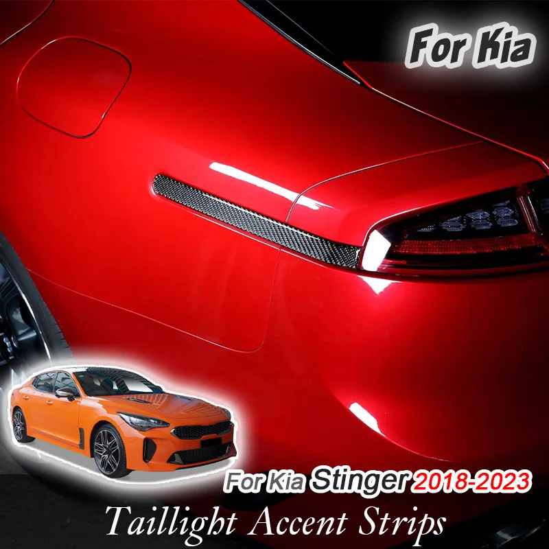 

For Kia Stinger 2018 2019 2020 2021 2022 2023 Rear Taillight Accent Strip Car Body Side Trim Decoration Sticker ABS Accessories
