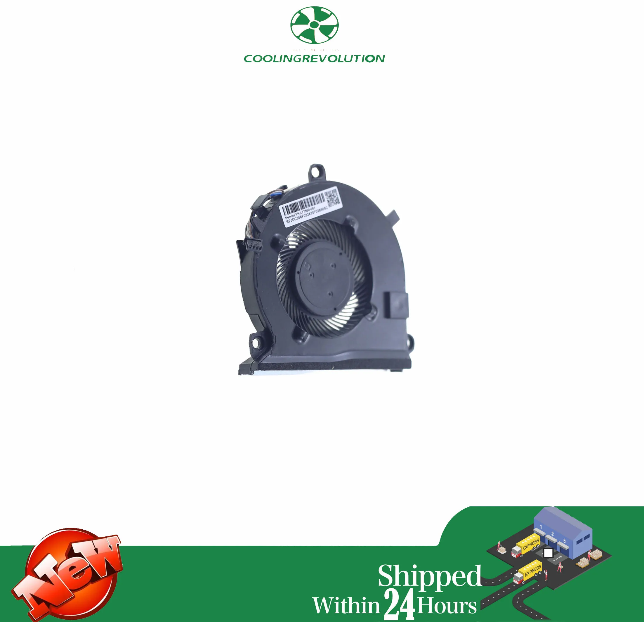 Ventilador de refrigeración de CPU para ordenador portátil, EG75070S1-C640-S9A DFS2000055K0T para HP Pavilion Gaming 5 15-EC 15-EC0016ax 15-EC0