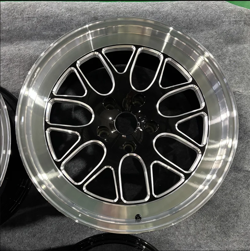 Beadlock Drag Racing Rim 5x112 5x120 5x114.3 6x139.7 17x10 18x11Black Milled Deep Concave off Road Forged Wheels JJ1589