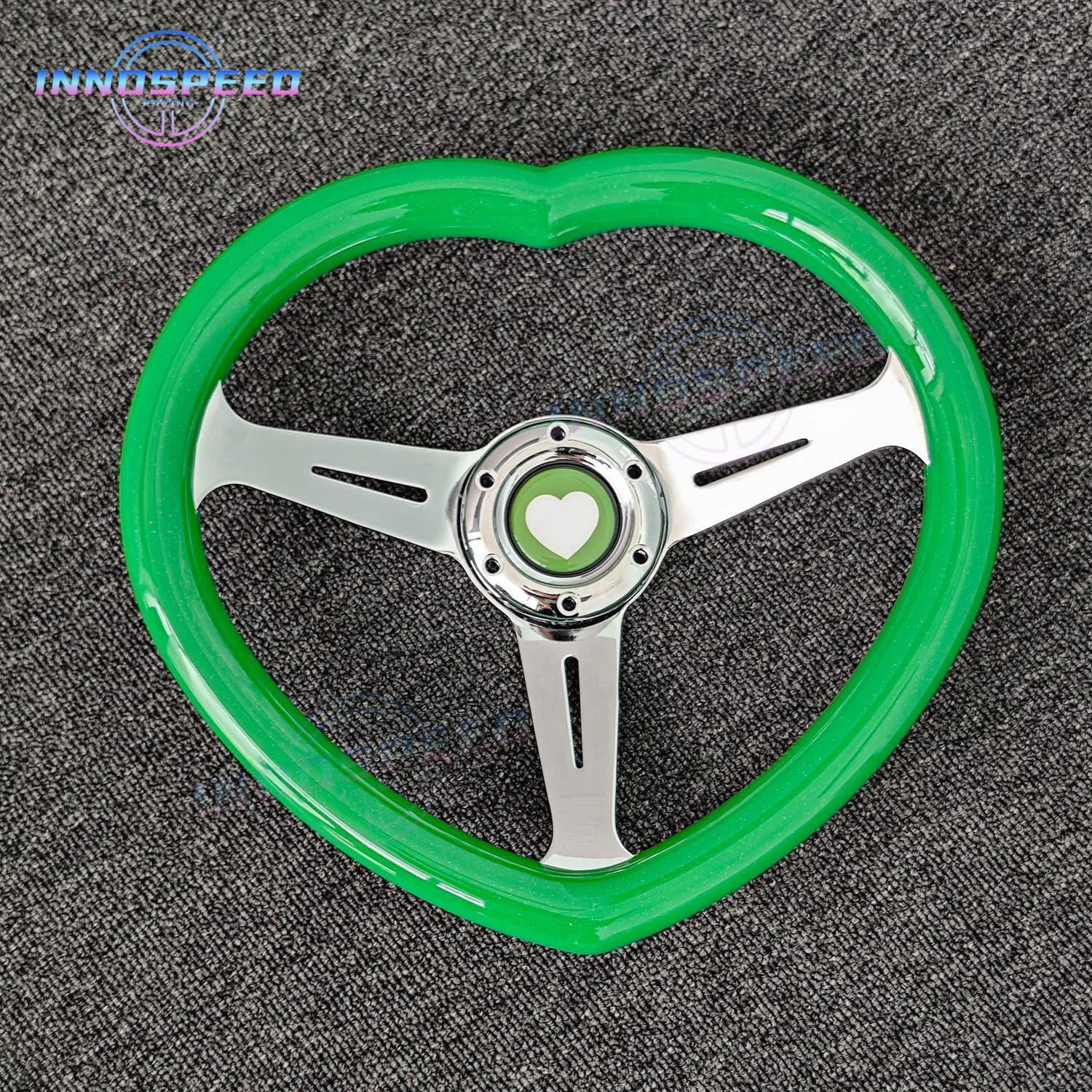العالمي 14 بوصة JDM شكل قلب الرياضة سباق لعبة عجلة القيادة اكسسوارات السيارات
