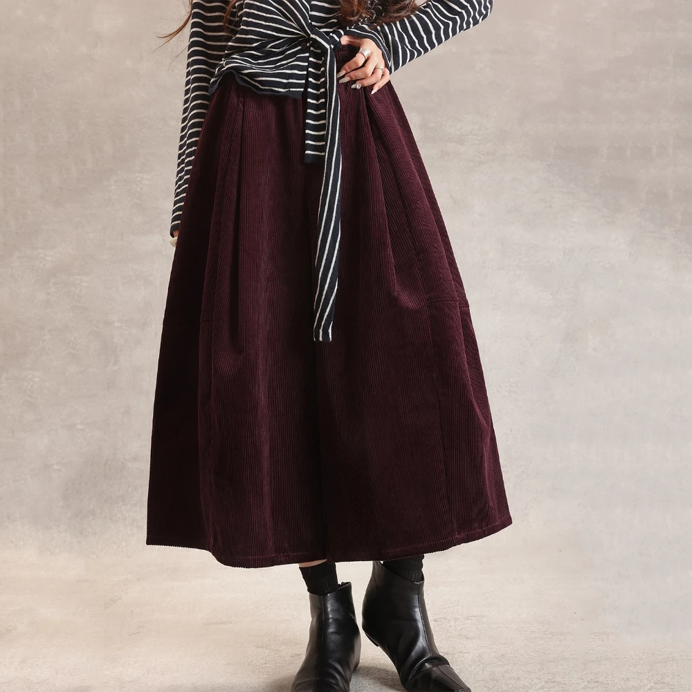 TWOTWINSTYLE 솔리드 스플라이스 드로스트링 시크 바지 여성용 하이웨이스트 루즈 스트리트웨어 기본 여성 바지 가을 신상 패션