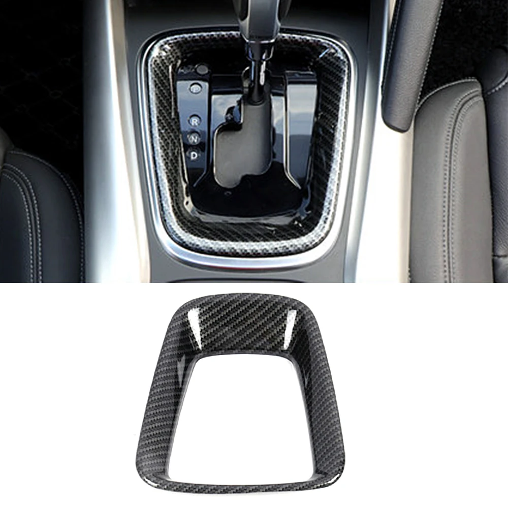 

For Renault Kadjar 2015-2019 LHD AT Gearbox Gear Shift Panel Frame Trim ABS Car Interior Modify Carbon Fiber Color Refit