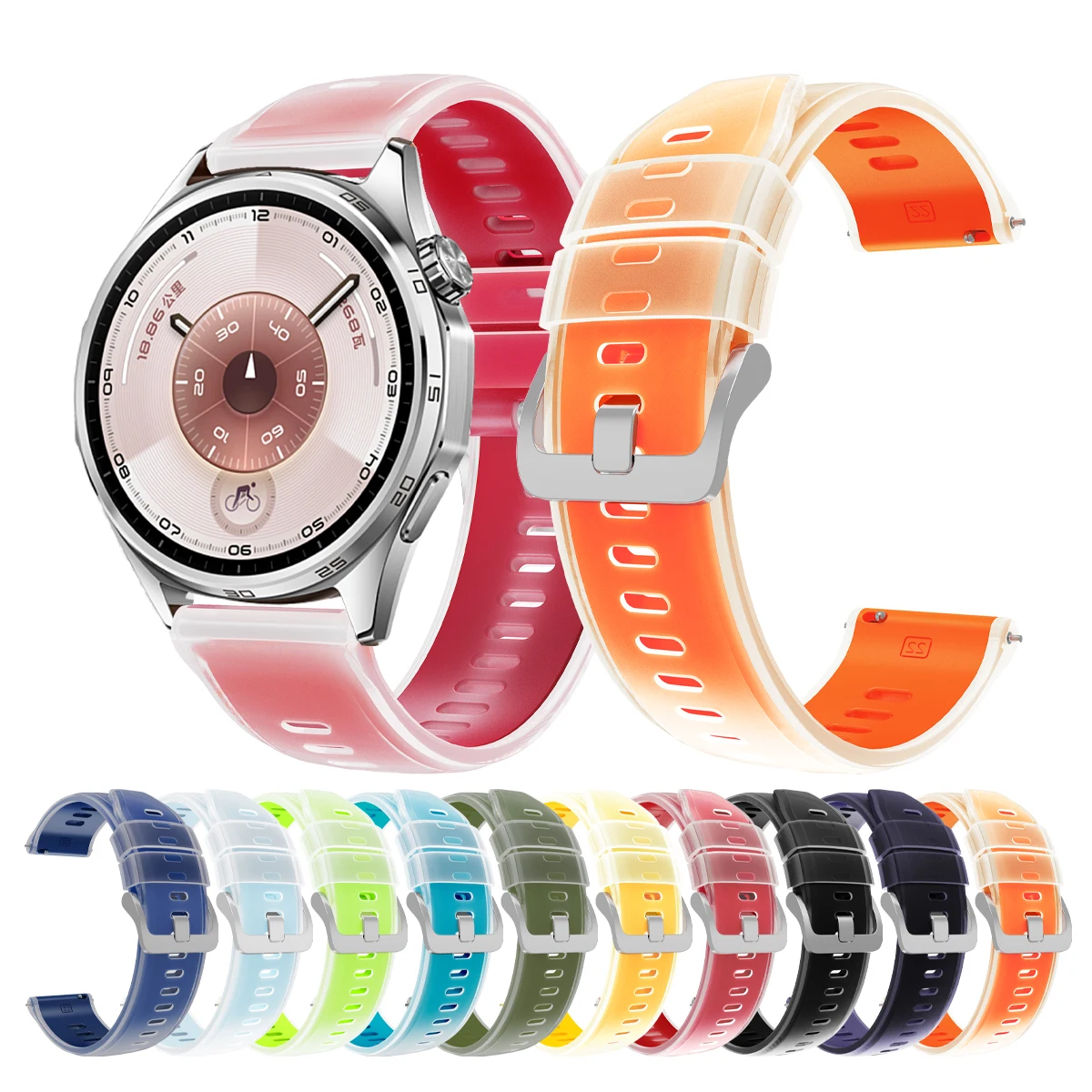 22Mm Sport Silicone… - image