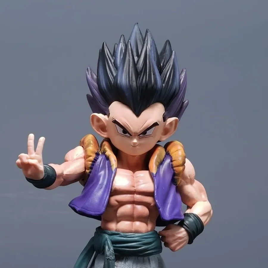 

Коллекционная фигурка Dragon Ball Z Готенкс 2% с 3 сменными головами, аниме-статуэтка, модель, настольное украшение, модная игрушка, подарок