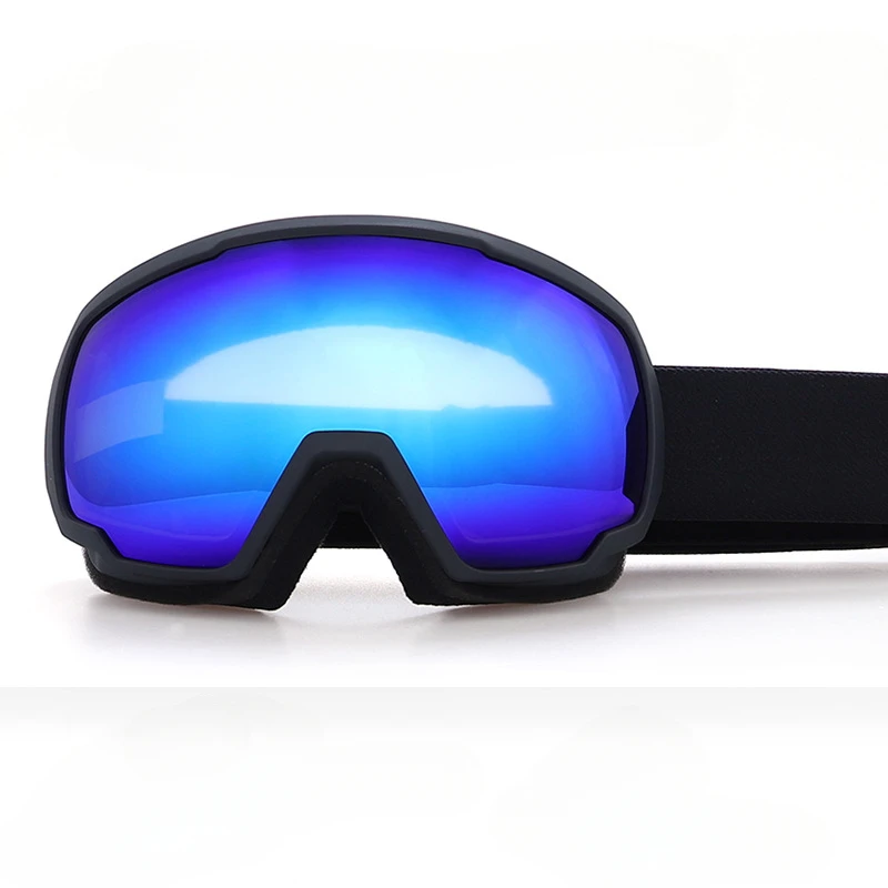 Lunettes de ski avec protection UV anti-buée pour hommes et femmes, lunettes de sport d\'hiver, lentille interchangeable pour jeunes