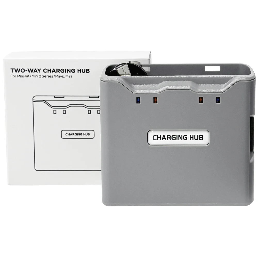 For DJI Mini 4K / Mini 2 / Mini SE / Mini 2 SE Drone Battery & Two Way USB Charging Hub 7.7V 2400mAh Intelligent Flight Battery