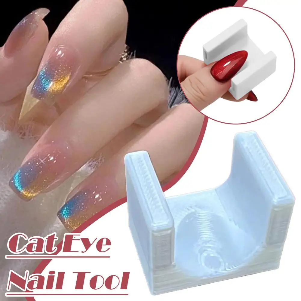 Multiple Colors Nail Art Cat Eye Magnet Stick for DIY Magnetic Cat Eye Gel Velvet 5D Nail Fixing Finger Rest Creative Nail Tools