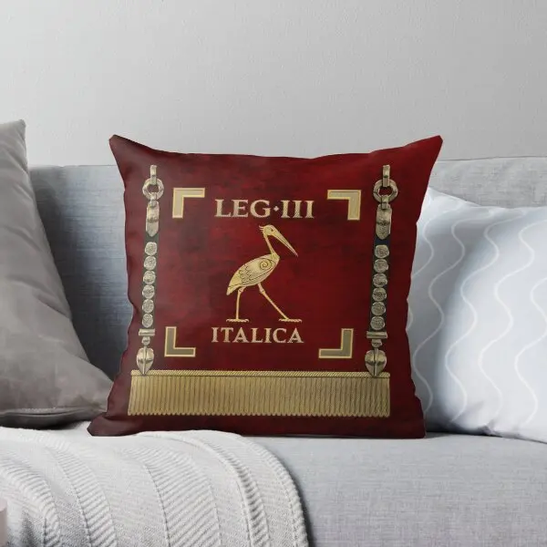 Standard Of The Italian Third Legion V  Printing Throw Pillow Cover Cushion Hotel Soft Comfort Pillows not include One Side