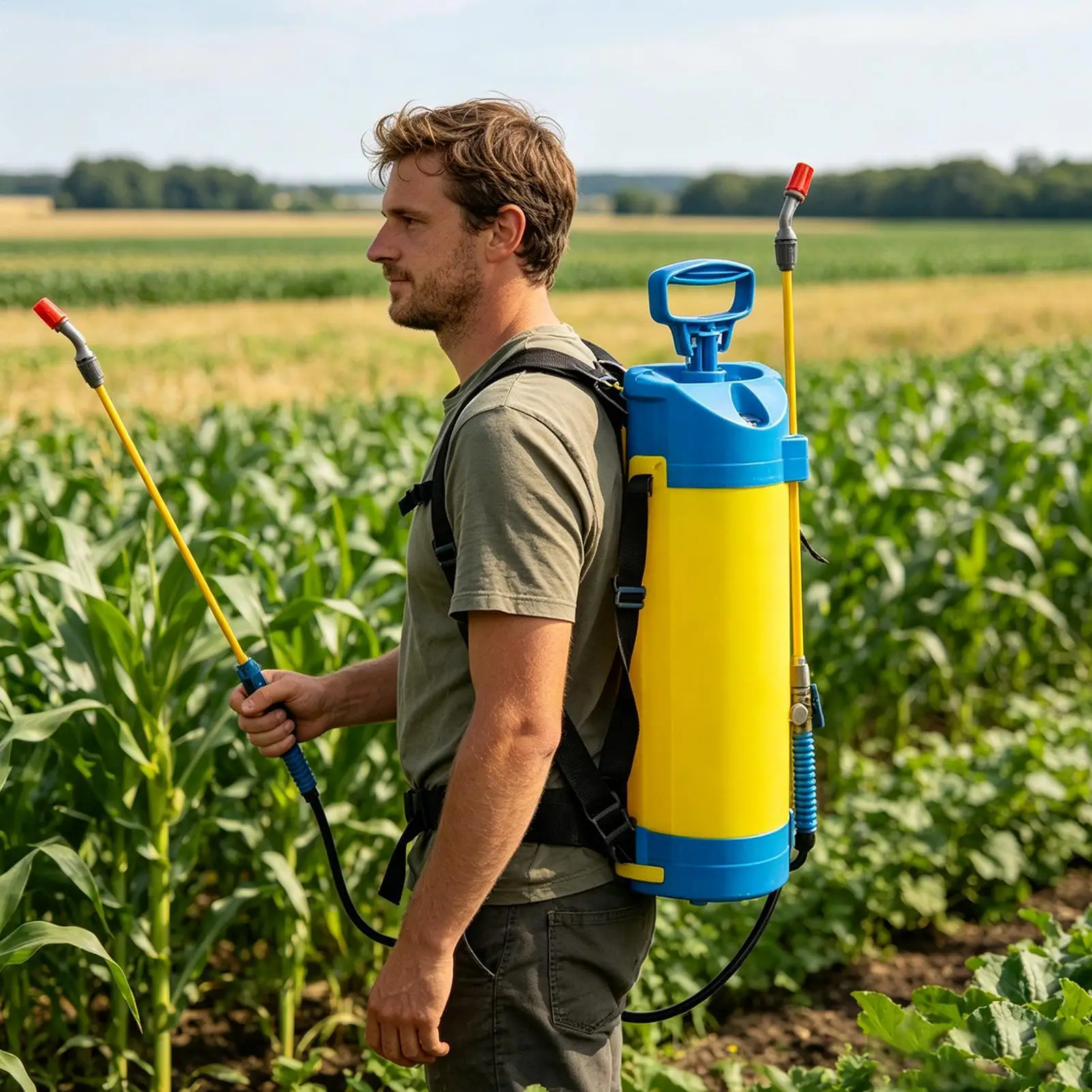 Shoulder Sprayer Attachments Ergonomic Long-Lasting Shoulder Sprayer Air Stick Pump For Agricultural Plant Protection