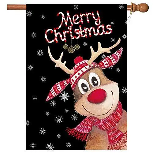 28 x 40 Inch Christmas Garden Flags Outdoor Decoration
