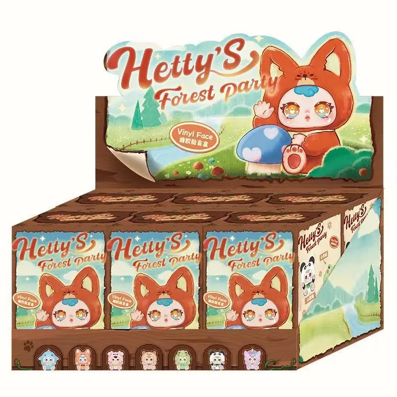 En Stock, muñeca de vinilo genuina Hetty'S Forest Party con hebilla, caja ciega, juego de moda, decoración creativa hecha a mano