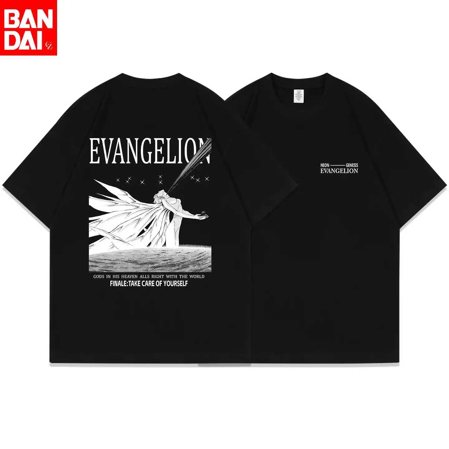 

Футболка Neon Genesis Evangelion End of Eva Eye, классическая стильная рубашка с короткими рукавами, унисекс, мужская и женская летняя хлопковая футболка с круглым вырезом