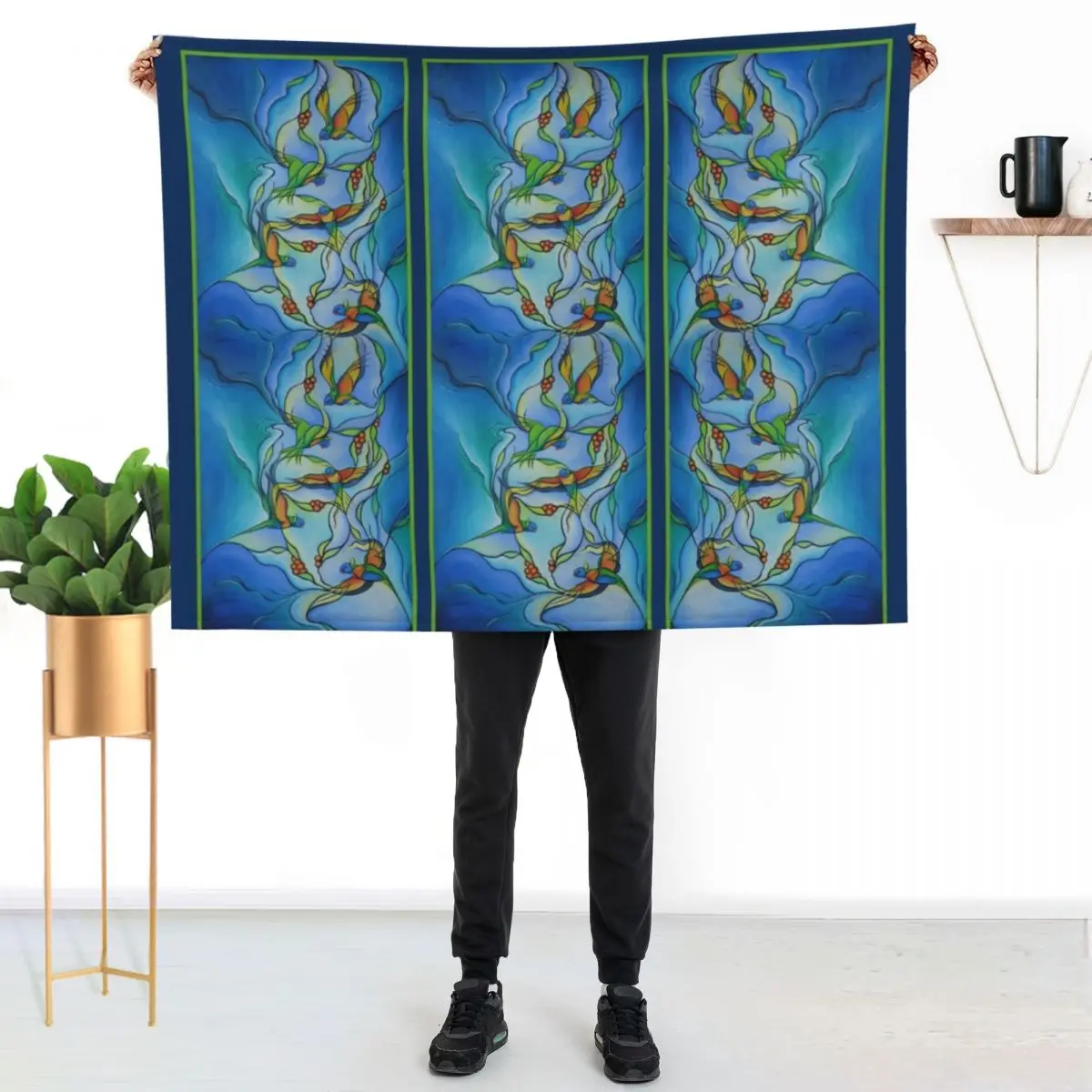 The Joy of Flight Rainbow Lorikeets Throw Blanket Cute cosplay anime Luxury Throw Quilt Summer Blankets
