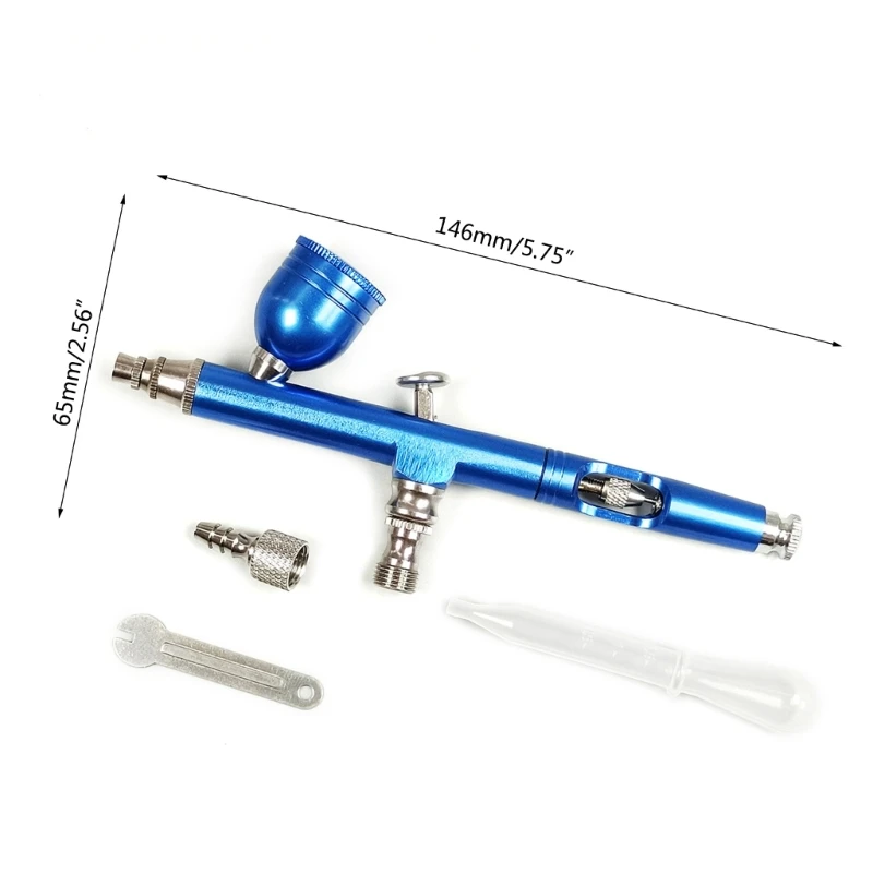 Função parada automática dupla-ação aerógrafo sem fio ferramentas escova ar pistolas powerd touchs interruptor bolo