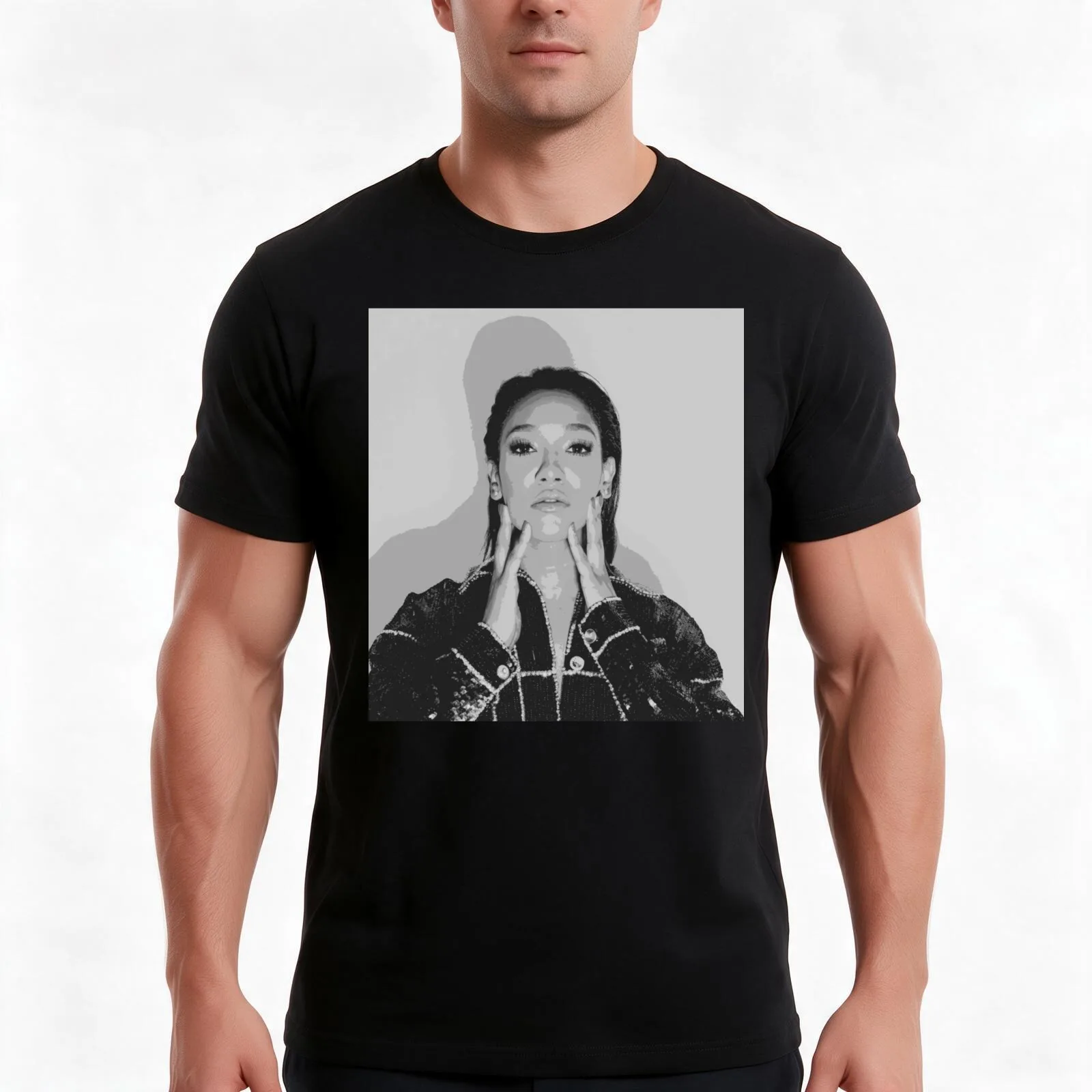 Candice Patton Pop Art T-Shirt Summer Casual Cotton Tee Oversized Streetwear Tops Vintage Graphic Print Unisex Men Women