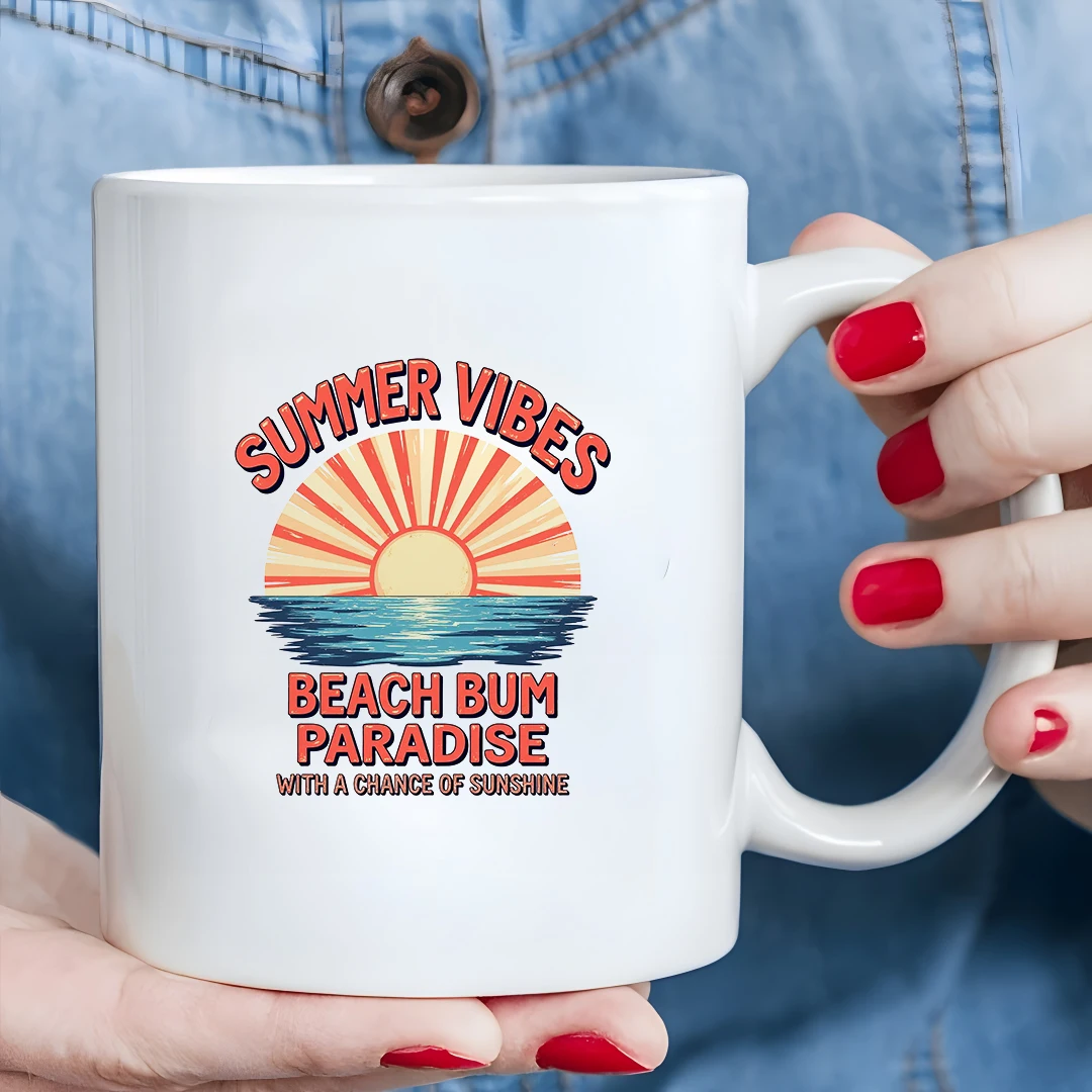 Tazza da 11 once + Tazza Summer Sun Ripple + Tazza da ufficio per famiglie per bambini + Selezione regalo di Natale