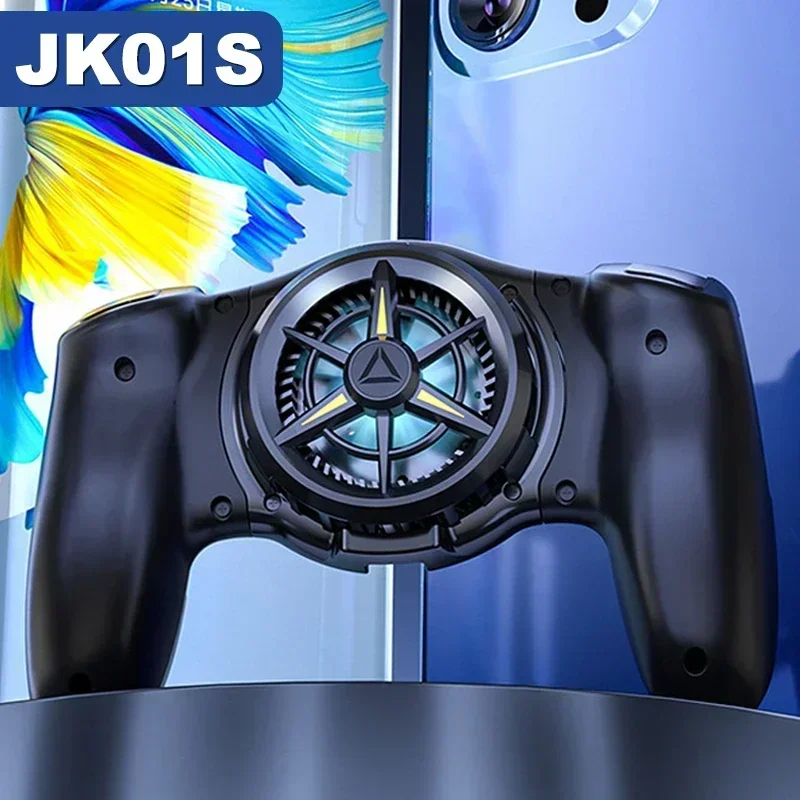 

JK01S Universal Mobile Phone Game Handle Semiconductor Cooling Fan Radiator Telescopic Gamepad Joystick Controller For Android