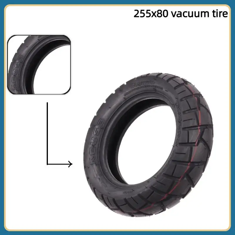 Convient aux pneus avant ou arrière de 10 pouces pour planches à roulettes électriques, accessoires de pneus tubeless 255X80