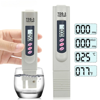 1/3 Pcs Portable LCD Digital TDS Water Quality Tester Water Testing Pen Filter Meter Measuring Tools Accessory for Aquarium Pool