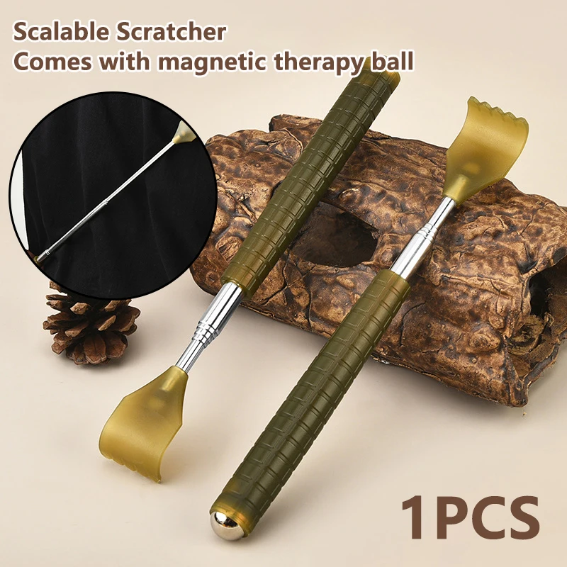 1 Pc Extendable Hackle Back Scratcher Telescopic Scratching Backscratcher Massager Back Scraper