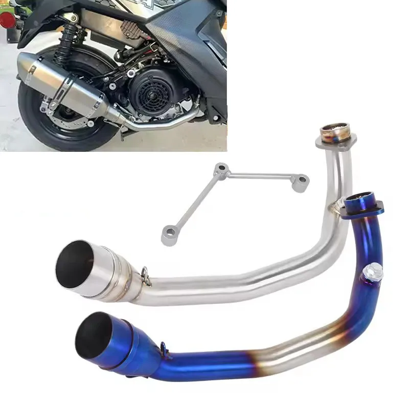 

For Yamaha BWS 125 ZUMA 125 2002-2017 BWS125 Escape Motorcycle Exhaust System Header Link Pipe 51MM Slip-On Header Muffler Pipe
