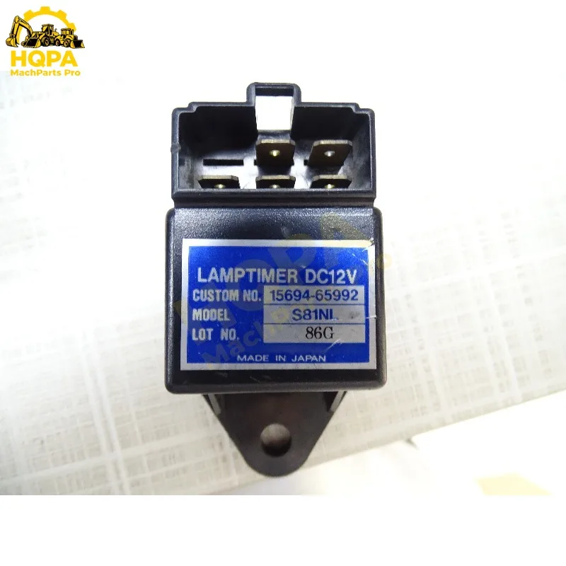 15694-65992 15694-65990 S81NL SN1NL 12V Glow Plug Lamp Timer for Kubota Engine V2203 Z402 Z482 D722 D1703 V1505 V2607 Excavator