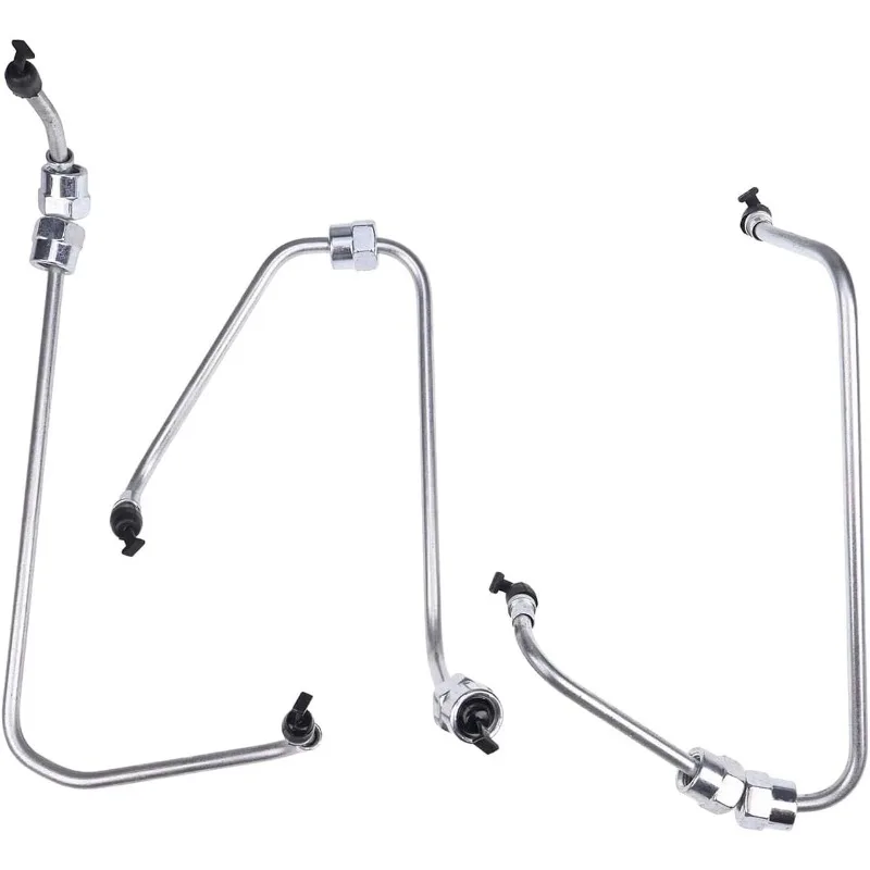 Injector Fuel Pipe Set 15469-53720 15469-53710 15469-53730 15841-53850 Compatible with Kubota Diesel Engine L225 L235 L245 L275