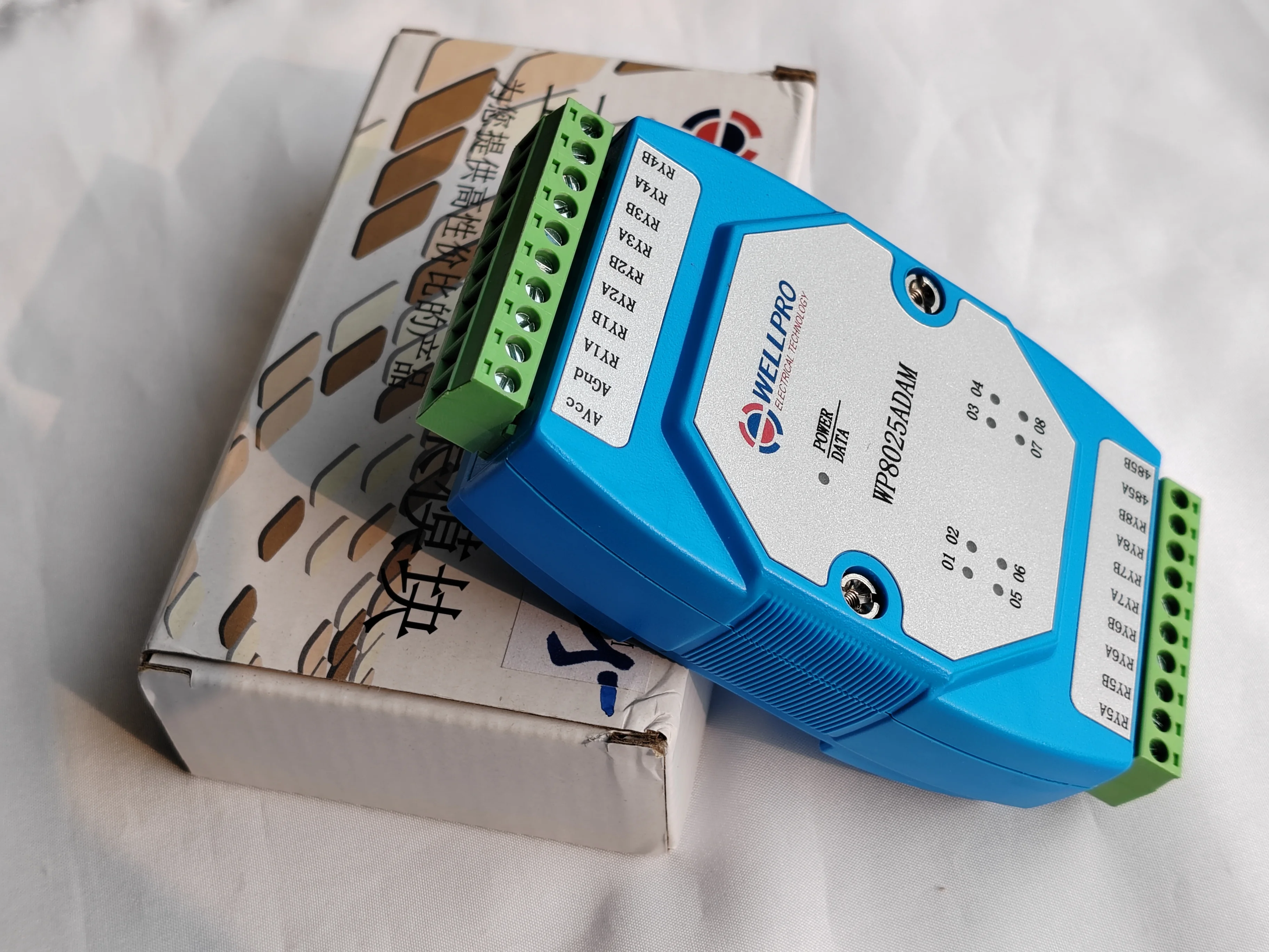 

Модуль релейного выхода 8RO, 8 каналов, нормально открытый, связь MODBUS RTU RS485, WELLPRO WP8025ADM