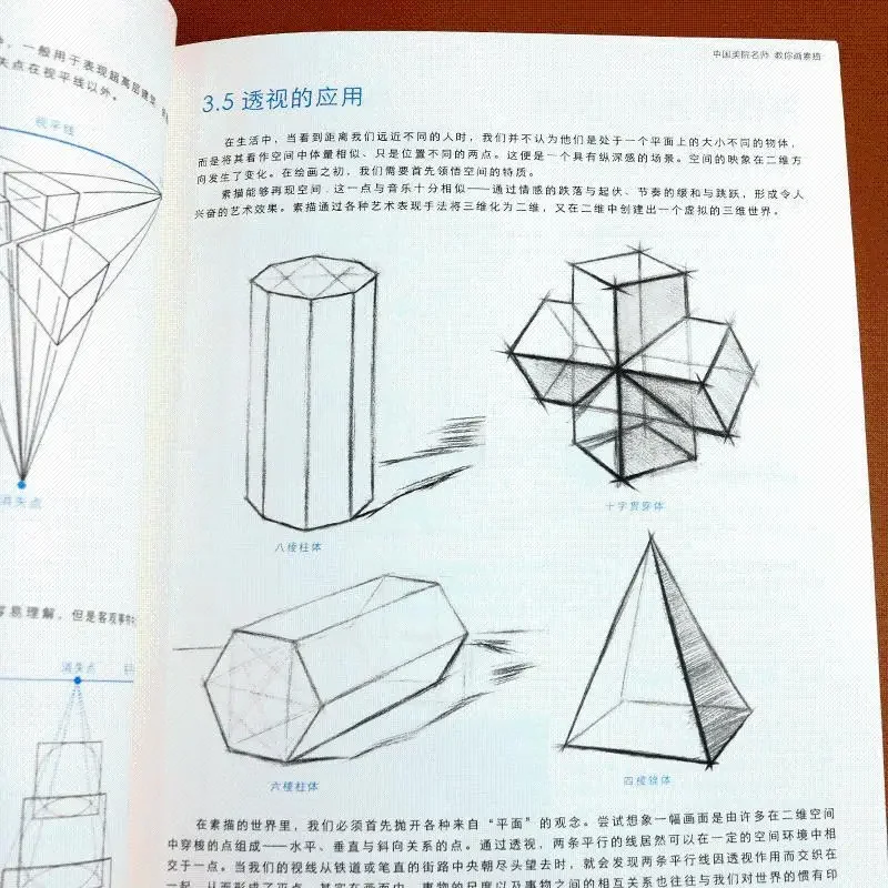 本物のスケッチ基本チュートリアルクラシックコンプリートシリーズシリーズ本楊建飛アート絵画スケッチブック