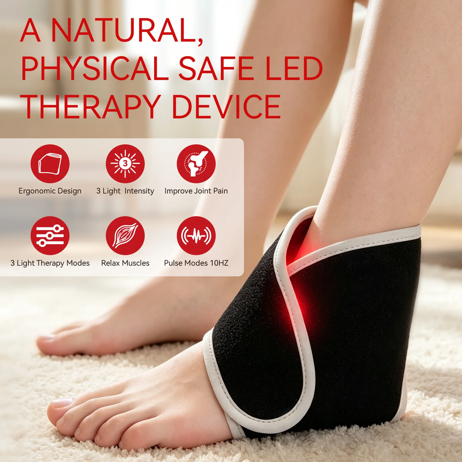 Meetu Red Light Therapy Ankle  - đánh giá và giá Red Light Therapy Device