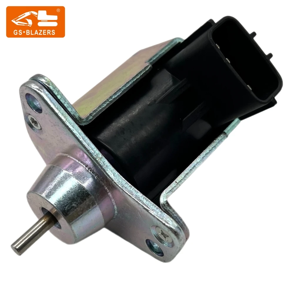 Excavator Fuel Stop Flameout Solenoid Valve 1503ES-3TNA72 for YANMAR YM 3TNA72 3TNE78 Excavator Parts