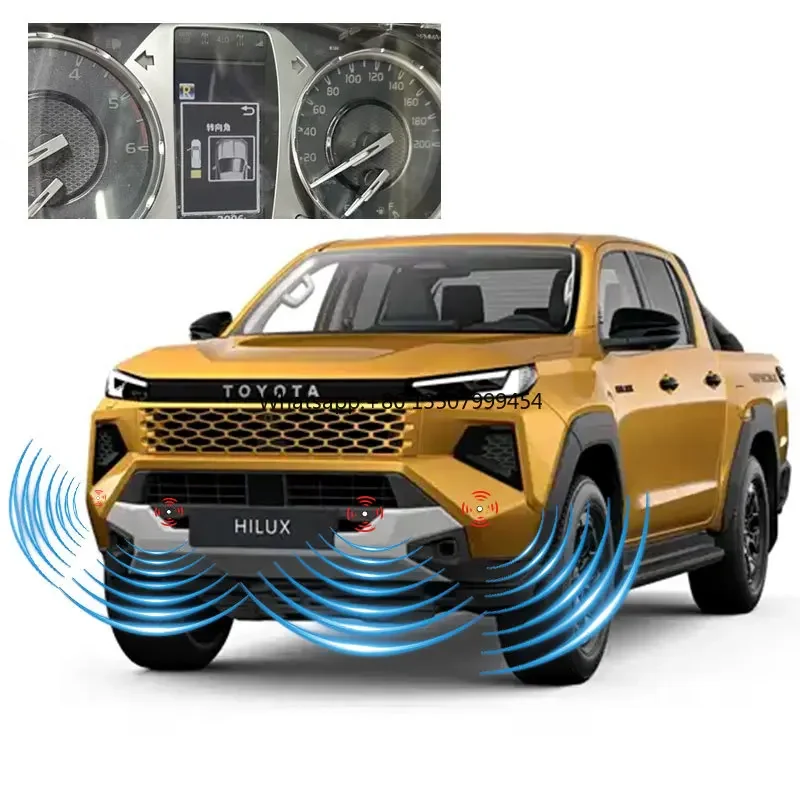 

Hilux 2015-2025 Car Parking Assist System Smart Wireless Parking Sensors Front and Back with Camera Car Parking Radar