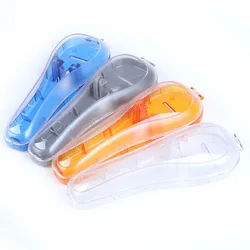 1 Pc Empty Manual Razor Travel Case Shaver Holder Box Portable Plastic Manual Razor Trimmer Protector Box