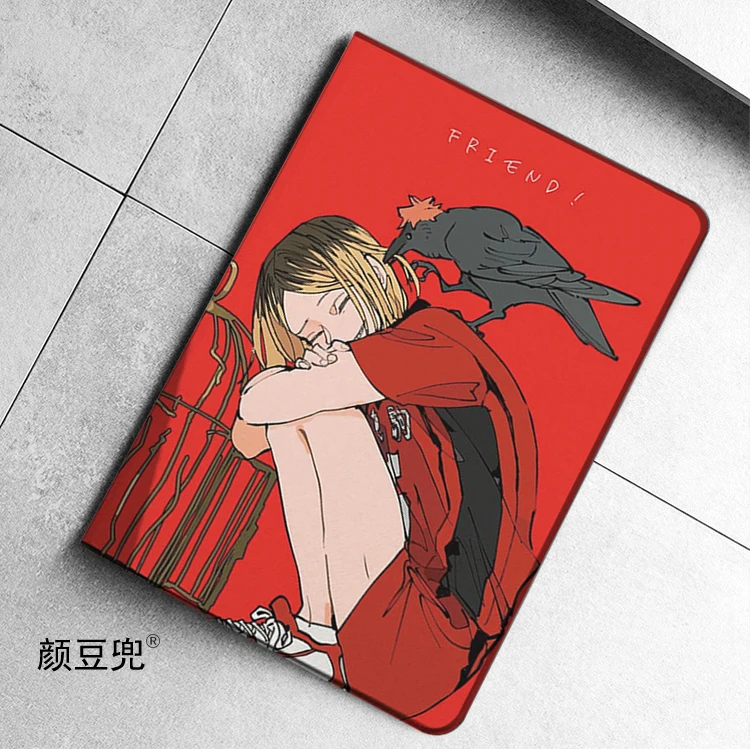 

Kozume Kenma Anime Haikyuu For Samsung Galaxy Tab A7 Lite 8.7 2021 Case S9 FE Plus Tri-fold stand Cover Galaxy Tab S6 Lite S8 S7