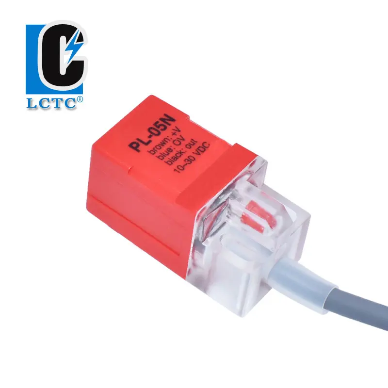 LCTC Inductive Switch PL-08 PL-05 Proximity Sensor PNP/NPN DC6V-36V AC90-250V  distance: 5mm/8mm Cube Shell NO NC