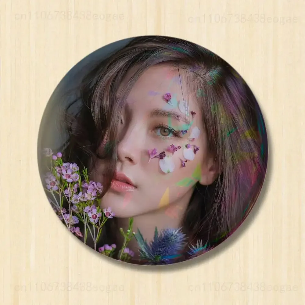 B-Baifern A-Actor Pimchanok HD laser brooches and badges for backpacks hats  accessories