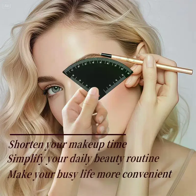 Fast Drawing Eyebrow Design Ruler Microblading Mapping Tool Shaping Permanent Makeup Drawing Guide Ruler Tattoo Supplies Reuse