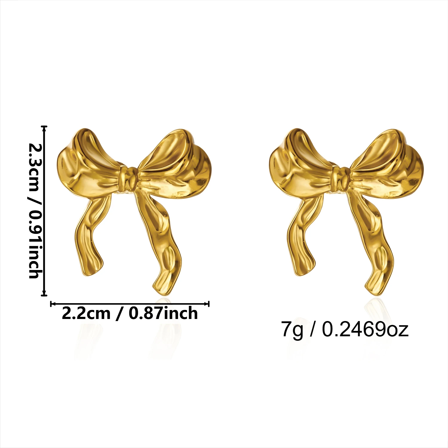Vintage Unregelmäßige Metall-Schleifenohrringe für Frauen Edelstahl Textur Geometrischer Gedrehter Knoten Ohrstecker Party-Schmuck Geschenke – Detail 8