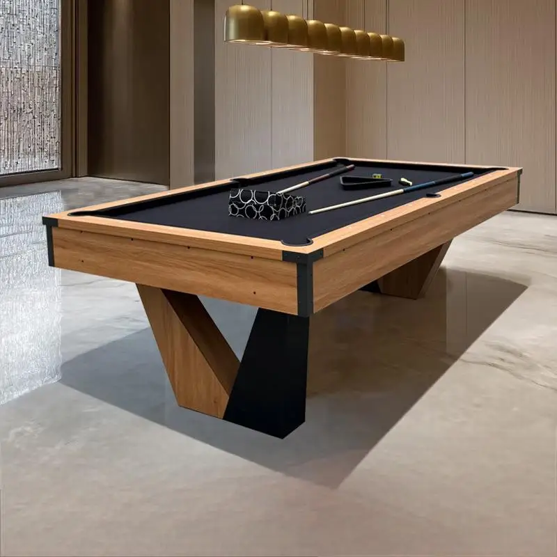 

MDF Modern Luxury High-end Villa Pool Table Billiard 7 8 9 Ft ,Cloth Color Can Be Customized