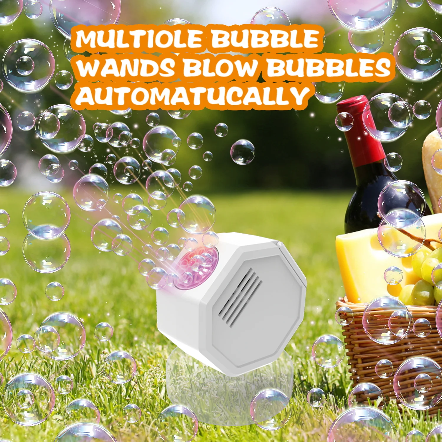 Bubble Machine ยืน Bubble Machine ของเล่นงานแต่งงานกลางแจ้ง PROP เกมของเล่นเด็กไม่มีแบตเตอรี่ Bubble Water
