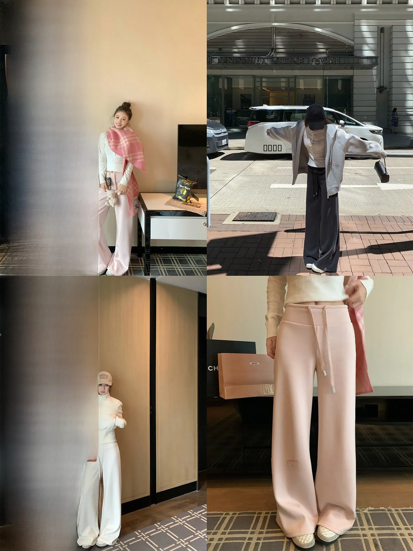 

Bankelili Chestnut a Women's Dstring Fce Lined Modal Long Pants Straight Leg mid Waist Elastic Waisand