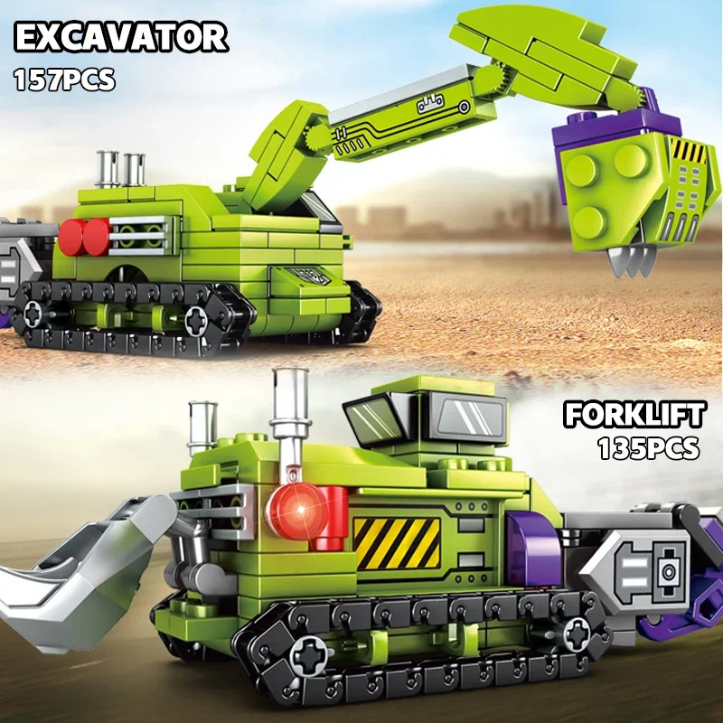 قوالب بناء تجميع سيارات للتشوه للأطفال ، 6 في 1 ، روتوتس التحول ، طوب السيارة ، شكل الحركة ، ألعاب الألغاز ، الهدايا #5