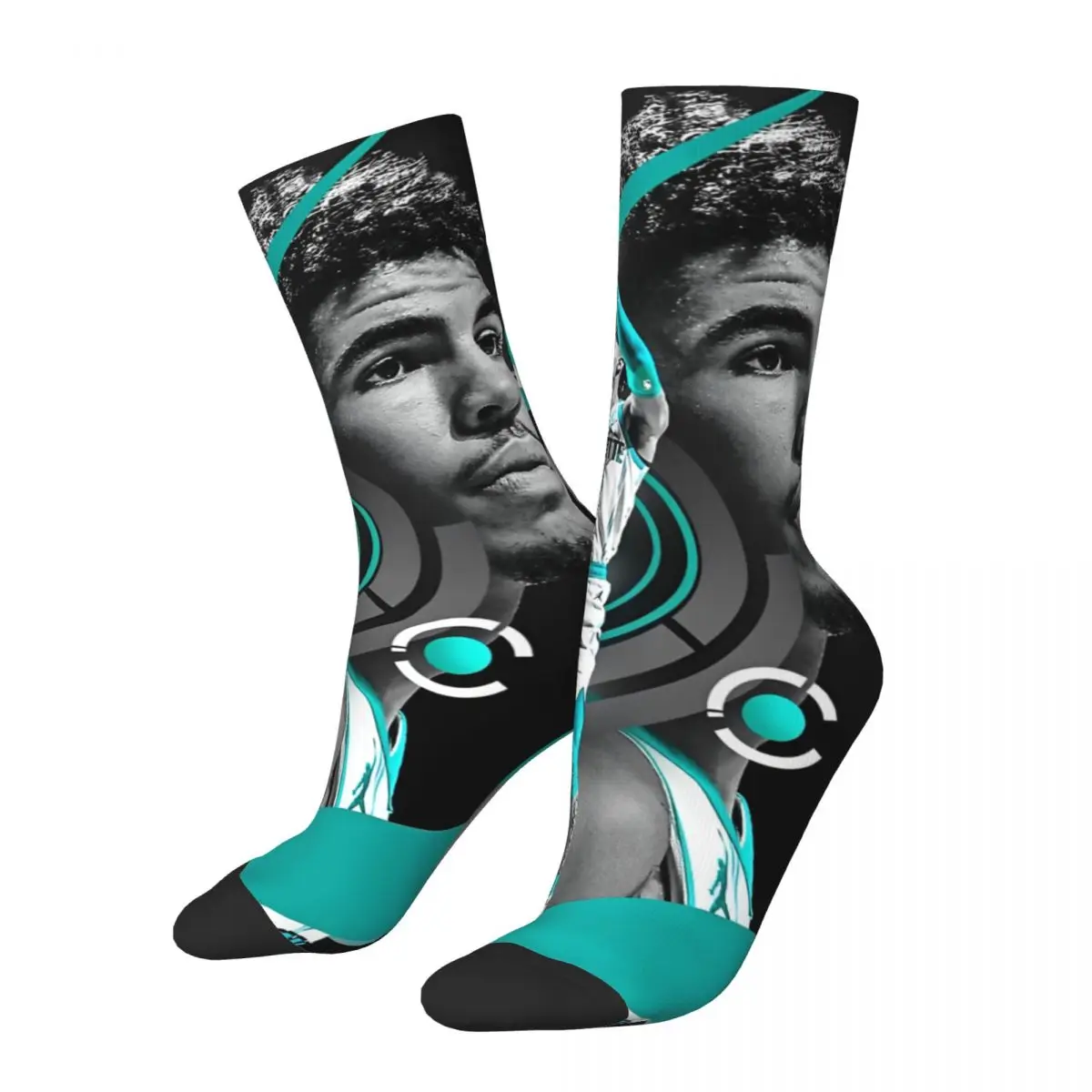 Basketball Player LaMelo Ball Socks Casual Stockings Adults Breathable Running Sports Socks Winter Design Anti Bacterial Socks