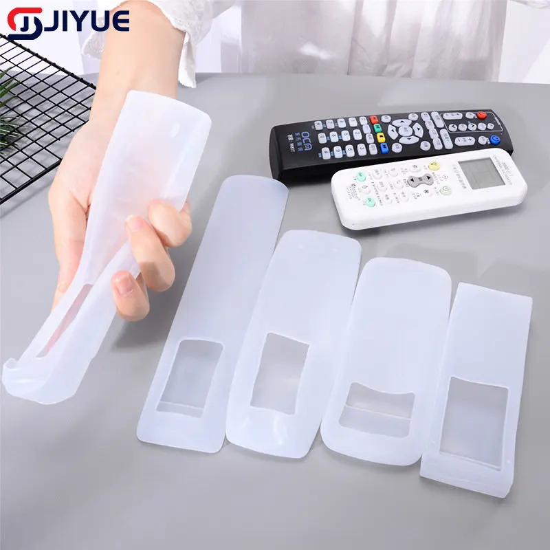 1 Piece Silicone world Dust Protect Protective Storage Bag Portable Silicone Air Condition Control Case TV Remote Control Cover