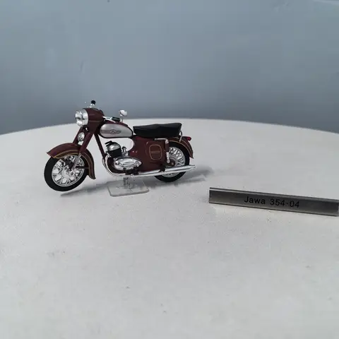 Die-cast 1/24 Scale Simulation Static Alloy Model Jawa 354-04 Motorcycle Collection Commemoration