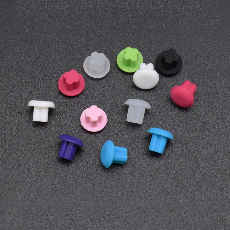 20/50 Buah Earphone Silikon 3.5Mm Steker Debu Antarmuka Audio Laptop Komputer Tahan Debu Penutup Jack Headphone Tahan Air