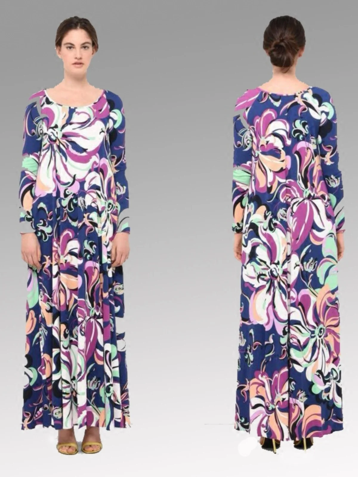 

Свободное вязаное платье с длинными рукавами и принтом, с эластичной талией, А-силуэт, в стиле Sweet College, для весны, лета и осени