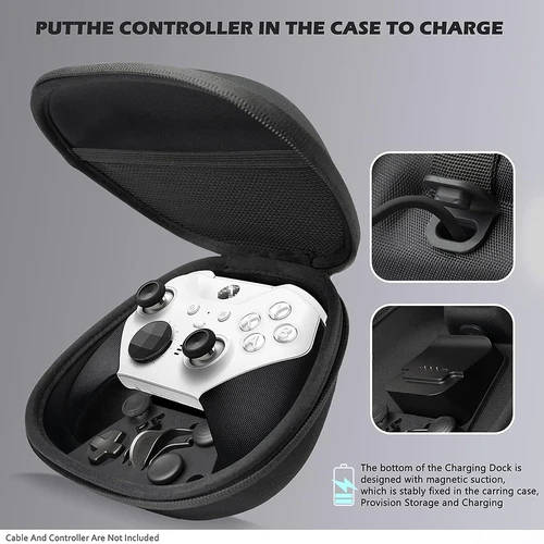 Imagen 2 del producto Para controlador Xbox Elite Series 2, kit de Estuche de transporte, paquete de componentes, Joystick de repuesto