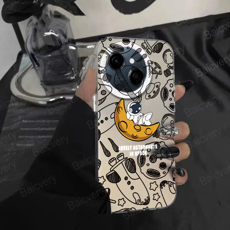 حافظة لهاتف Tecno Spark GO 1 Spark 30c 20c 10c 20 10 8c 7T 6 GO Pro Plus 4G 5G حافظة هاتف ليزر فاخرة على الطراز الكرتوني رقم 12